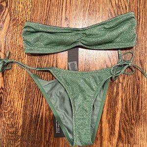 Triangl Vance- Fawn Sparkle Bikini NWT